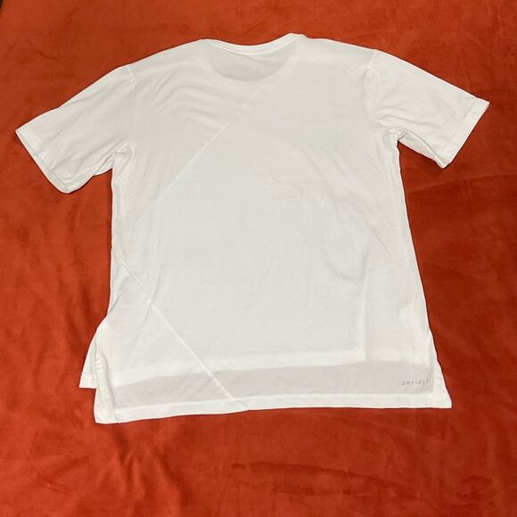 Design Nike Spliced Swoosh Logo Dri Fit Tee Shirt Men’s - Picture 2 of 8